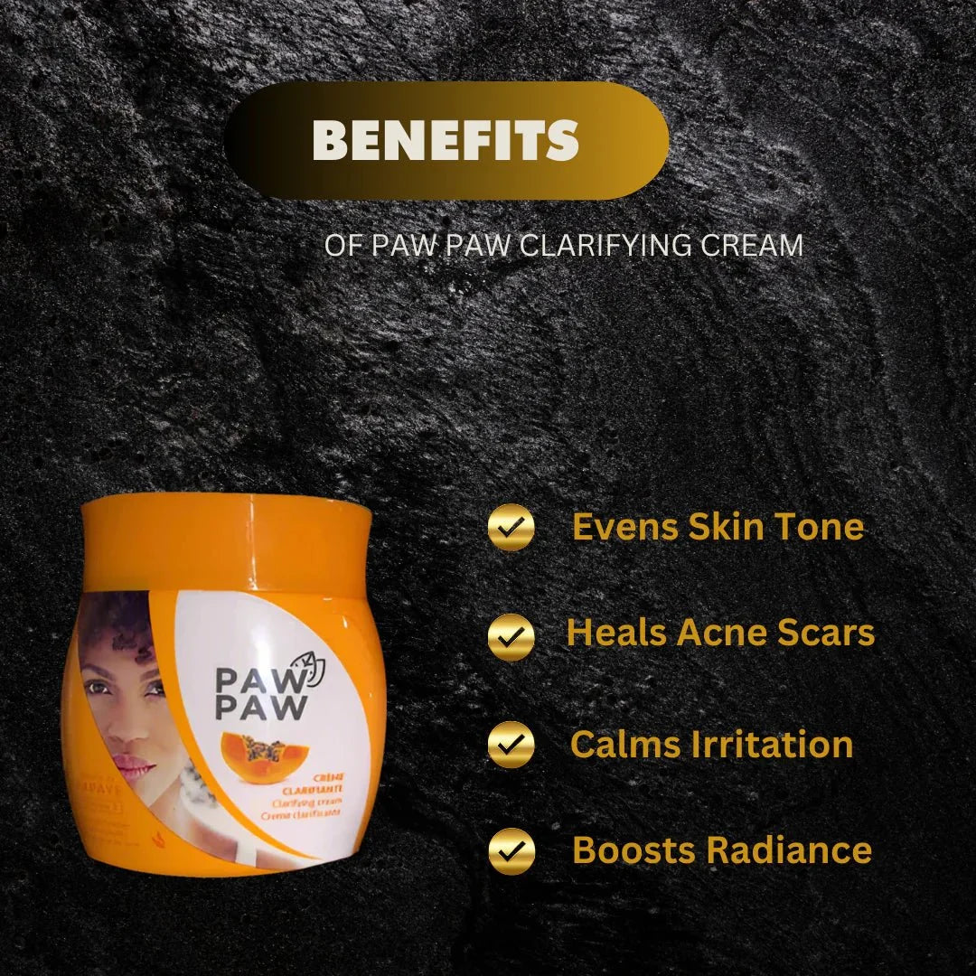 Paw Paw Clarifying Cream 300ml – Daily Smoothing Moisturizer - Bazarora
