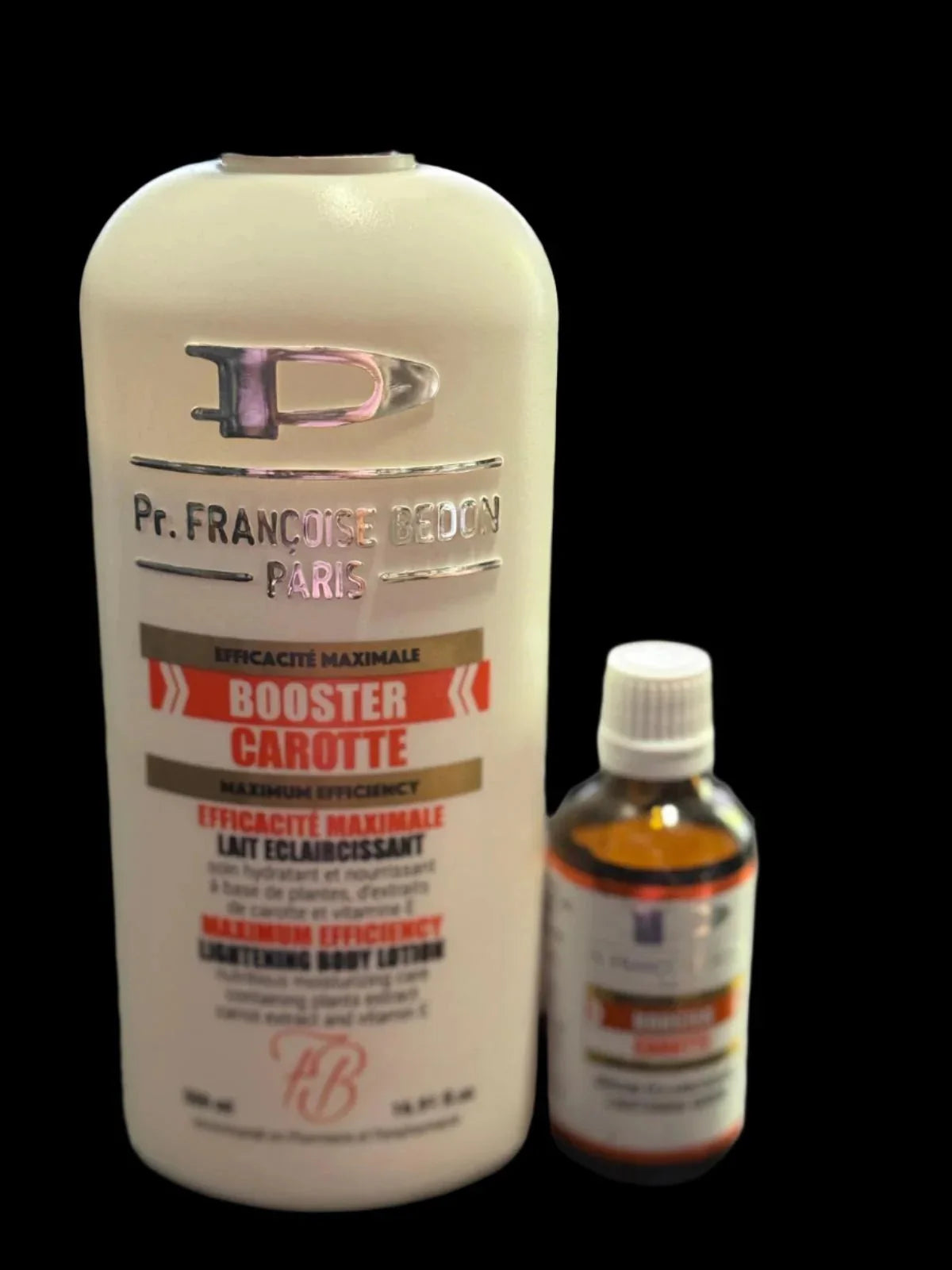 Pr. Francoise Bedon Carrot Booster Body Lotion 500ml with Booster Serum - Bazarora