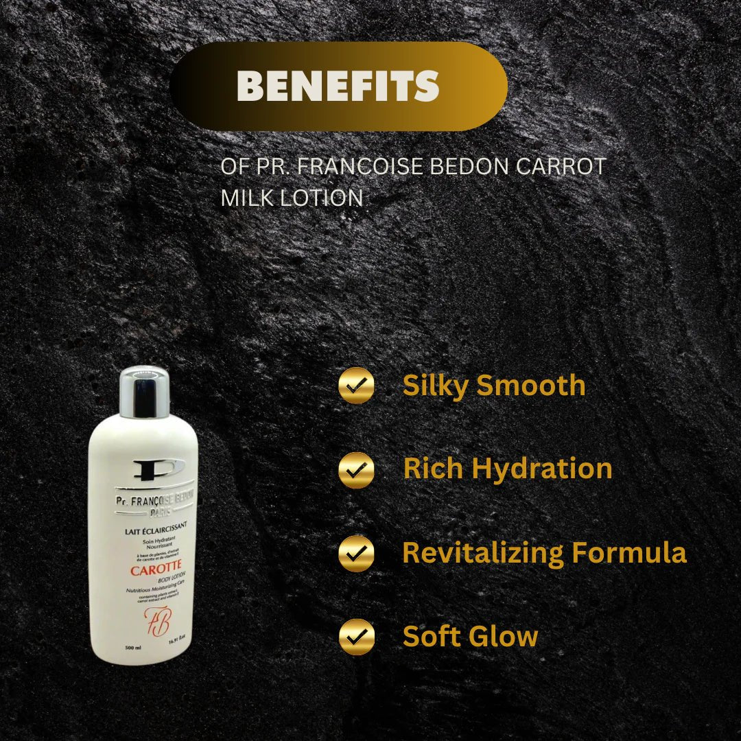 Pr. Francoise Bedon Carrot Milk Body Lotion 16.8 oz - Bazarora