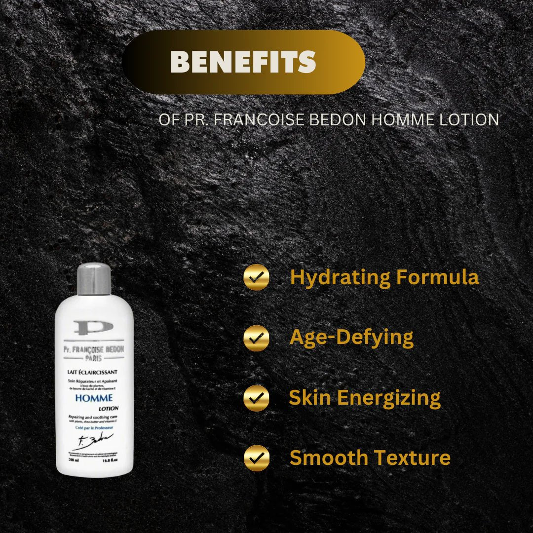 Pr. Francoise Bedon Homme Body Lotion 500ml - Bazarora