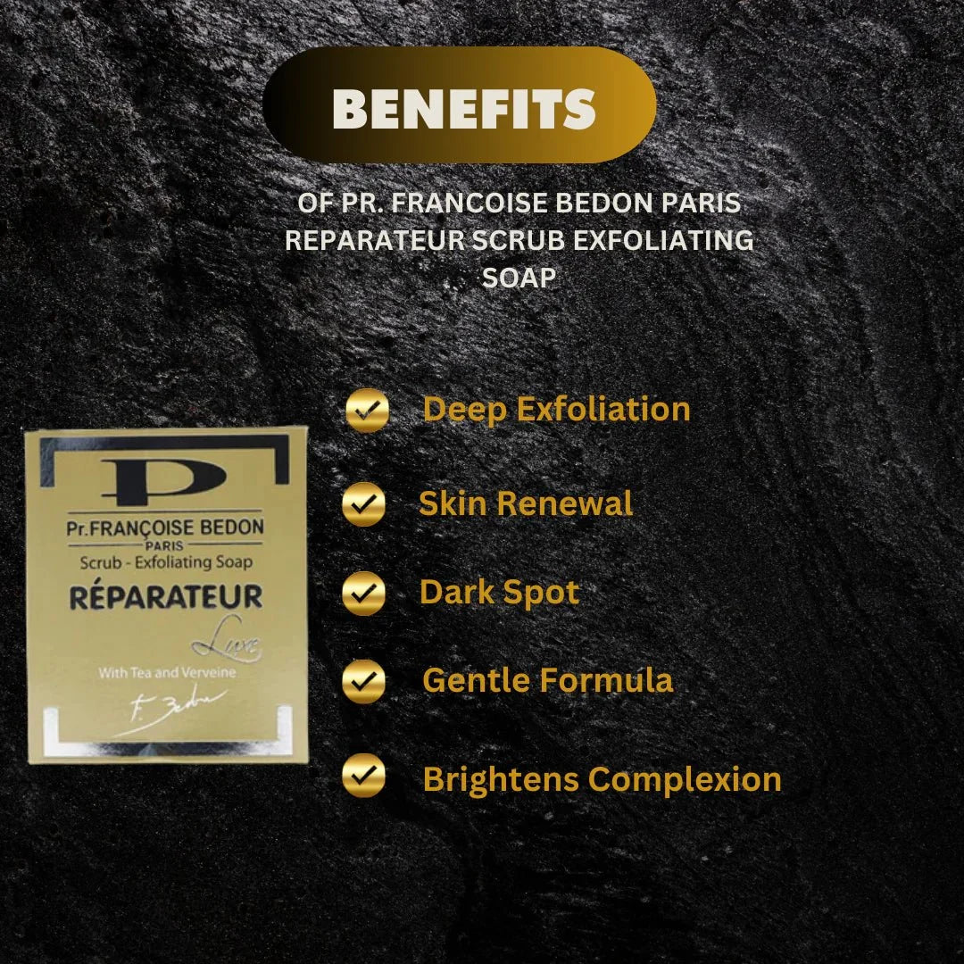 Pr. Francoise Bedon Paris Scrub Soap 7 oz / 200 g - Bazarora