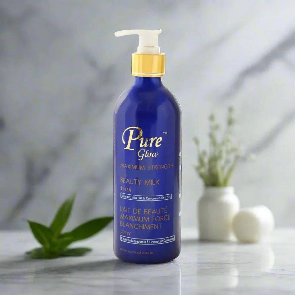 Pure Glow Maximum Strength Beauty Milk 16.8 oz - Bazarora