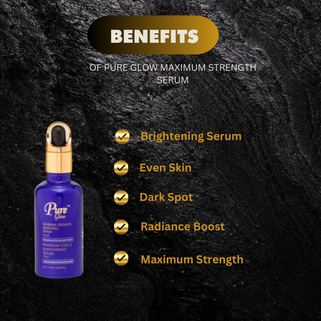 Pure Glow Maximum Strength Serum 1.66 oz - Bazarora