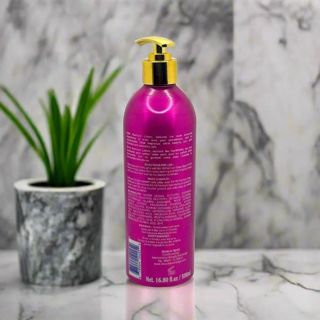 SH-18 Premium Skin Body Lotion 500ml - Bazarora