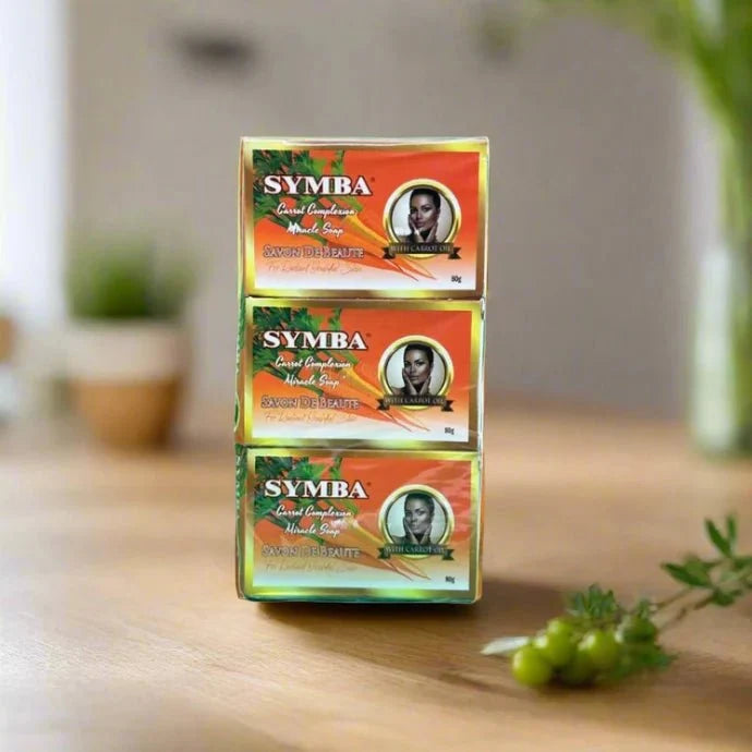 Symba Carrot Complexion Soap 80g (Pack of 6) - Bazarora