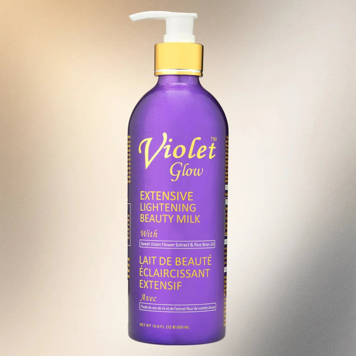 Violet Glow Extensive Beauty Milk with Sweet Violet Extract 16.8 oz - Bazarora
