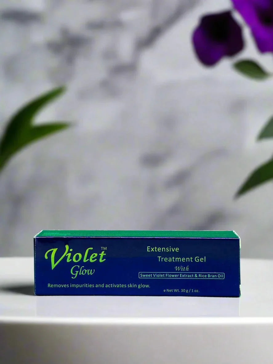 Violet Glow Extensive Gel with Sweet Violet Extract 1 oz - Bazarora