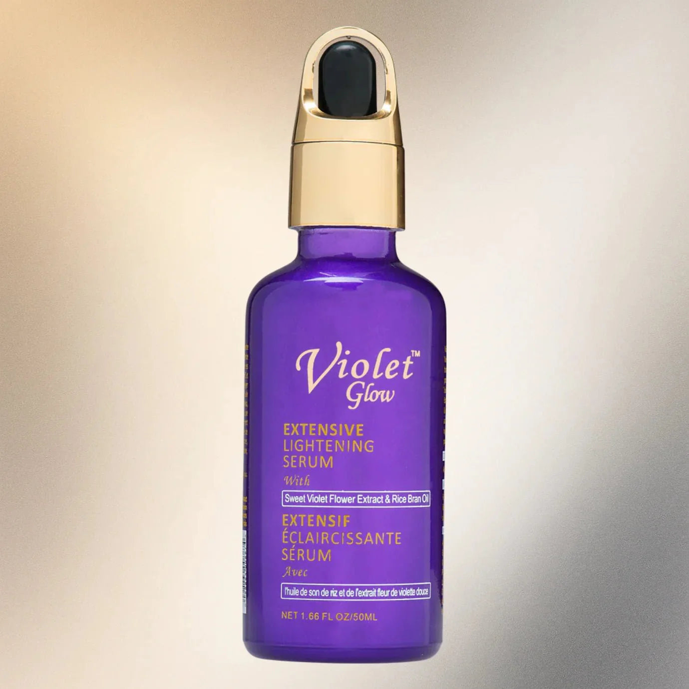Violet Glow Extensive Serum with Sweet Violet Extract 1.66 oz - Bazarora