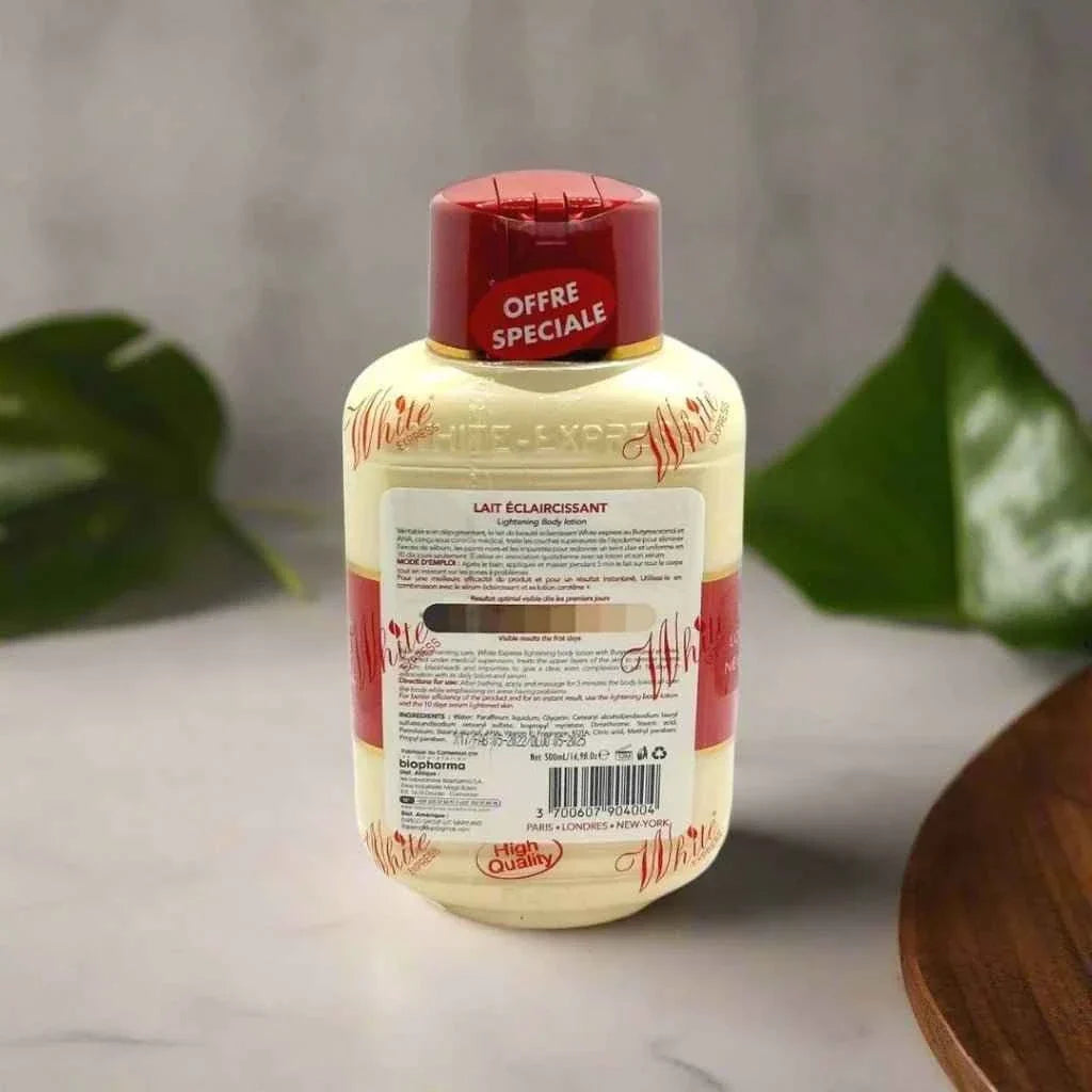 White Express Extra Body Lotion with Plant Extracts 16.9 oz