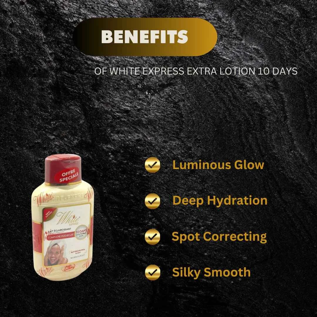 White Express Extra Body Lotion with Plant Extracts 16.9 oz