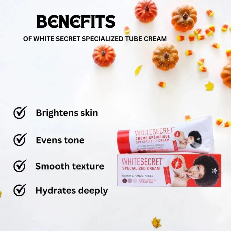 White Secret Specialized Tube Cream 70g / 2.46oz - Bazarora